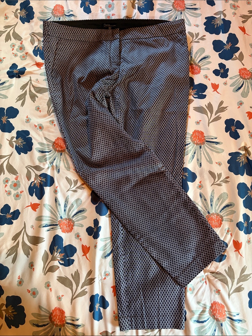 Dalia size 12 Patterned Ankle Pants w/Pockets - Picture 3 of 11